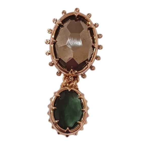 Alexis Bittar Jewelry - Alexis Bittar Georgian Double Stone Brooch